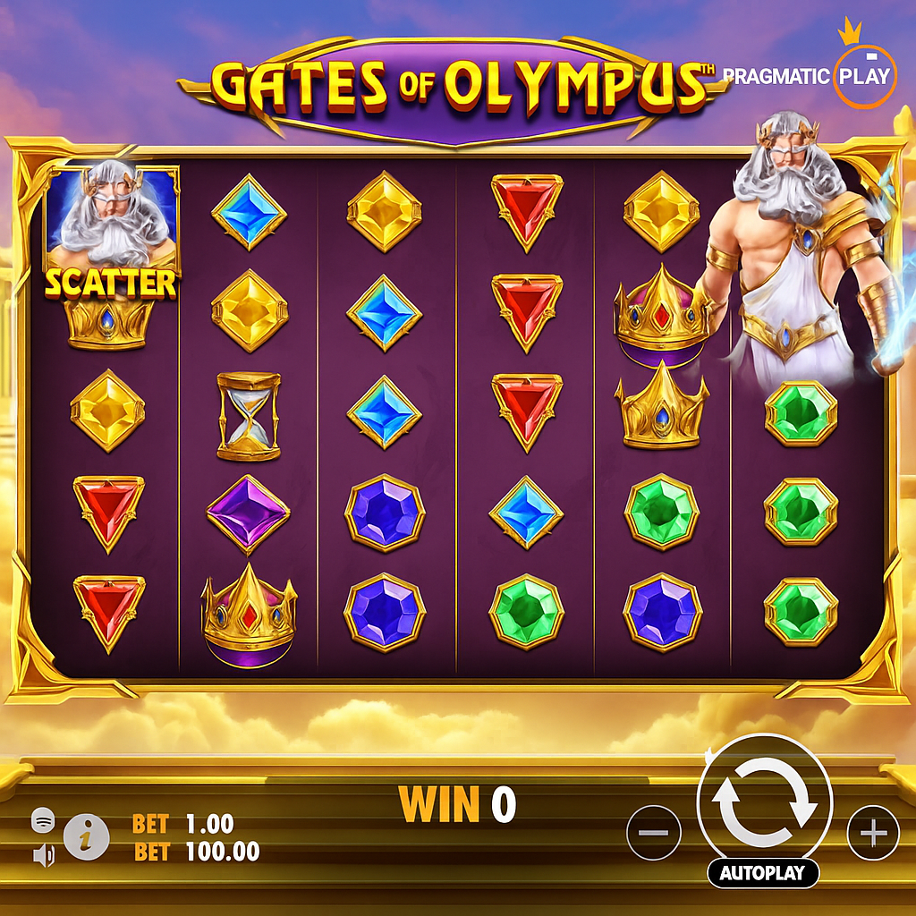 Magius - Gates of Olympus Slot - Cascades et Bonus Zeus