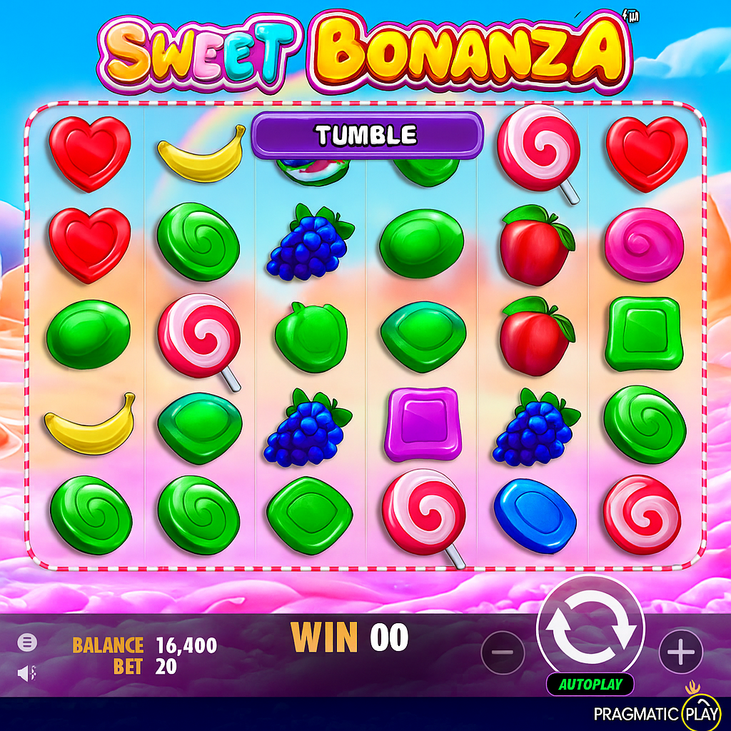 Magius - Sweet Bonanza Slot - Multiplicateurs et Tumbles